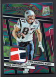2019 Panini Spectra Milestone Moments Materials Neon Marble #18 Rob Gronkowski 3/4