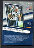 2019 Panini Spectra Milestone Moments Materials Neon Marble #18 Rob Gronkowski 3/4