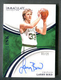 2024-25 Immaculate Collection Immaculate Ink Blue #12 Larry Bird /25