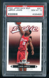 2003 Upper Deck MVP #201 Lebron James PSA 10