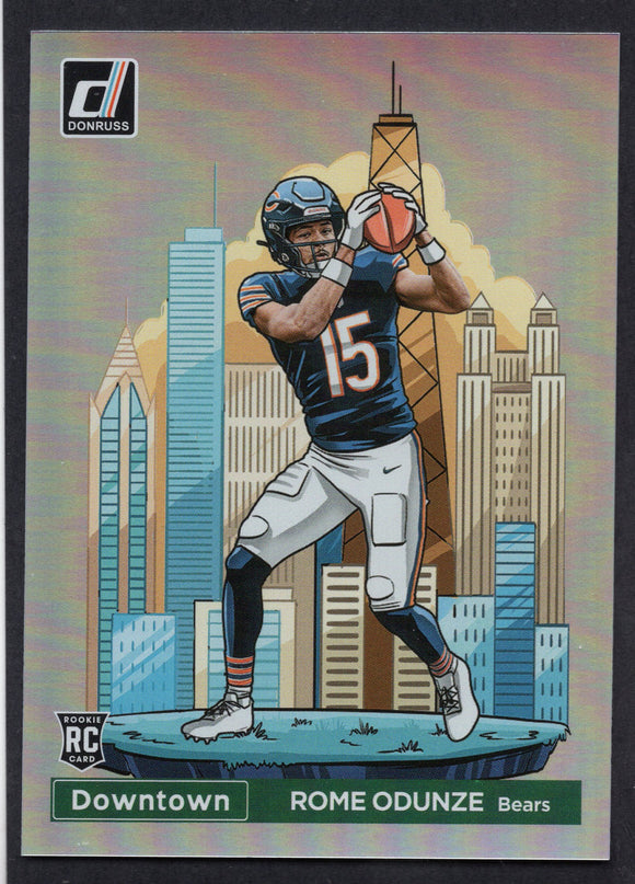 2024 Donruss Downtown! #15 Rome Odunze (NM-Near Mint)