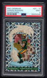 2021 Donruss Optic Downtown! #15 Aaron Rodgers PSA 9
