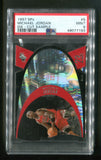 1997 SPx DIE-CUT #5 MICHAEL JORDAN DIE-CUT SAMPLE PSA 9