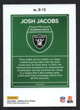 2023 Donruss Optic Downtown #D12 Josh Jacobs (Corner Wear)