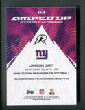 2025 Topps Resurgence Amped Up Rookie Relic Autographs #AUJD Jaxson Dart