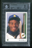 1989 Upper Deck #1 Ken Griffey Jr BGS 9
