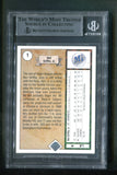 1989 Upper Deck #1 Ken Griffey Jr BGS 9