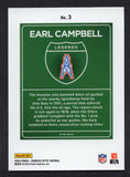 2024 Donruss Optic Downtown Legends #3 Earl Campbell