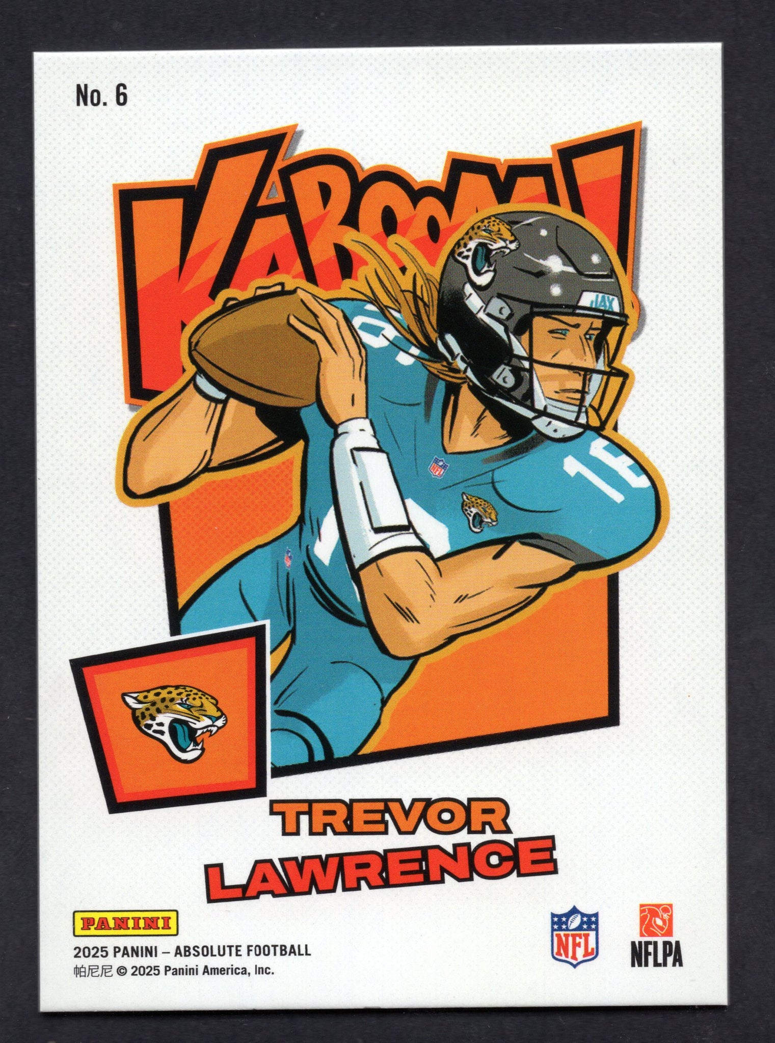 2025 Absolute Kaboom Horizontal #6 Trevor Lawrence – Northwest