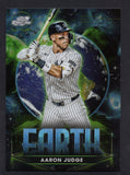 2025 Topps Cosmic Chrome Planetary Pursuit Earth #PPE1 Aaron Judge (Corner Wear)