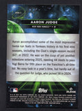 2025 Topps Cosmic Chrome Planetary Pursuit Earth #PPE1 Aaron Judge (Corner Wear)