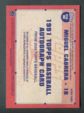 2026 Topps '91 Topps Autographs #91AMC Miguel Cabrera