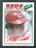 2026 Topps Heritage Real One Autographs Red Ink #77ROJB Johnny Bench /77