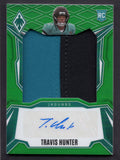 2025 Panini Phoenix Rookie Patch Autographs Green Travis Hunter /25