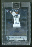 2022 Topps Clearly Authentic Autographs Black #CAAJR Julio Rodriguez /75