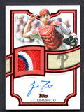2026 Topps Flagship J.T. Realmuto Patch Auto 5/5