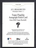 2026 Topps Flagship J.T. Realmuto Patch Auto 5/5