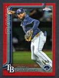 2025 Topps Chrome Update Red Refractors #USC109 Junior Caminero 3/5