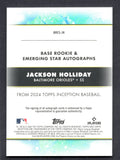 2024 Topps Inception Green #BRESJH Jackson Holliday Auto /125