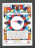 2024 Panini Mosaic Stained Glass #18 Drake Maye