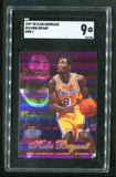 1997-98 Flair Showcase #18 Kobe Bryant Row 2 SGC 9
