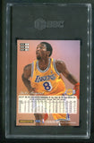 1997-98 Flair Showcase #18 Kobe Bryant Row 2 SGC 9