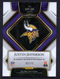 2021 Select Signatures Maroon Prizm Justin Jefferson /75