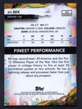 2024 Finest Red Refractors #163 Bo Nix /5