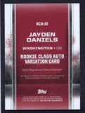 2024 Topps Signature Class Rookie Autographs #RCAJD Jayden Daniels