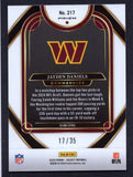 2024 Select Prizm White #217 Jayden Daniels /35