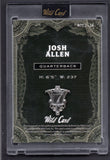 2024 Wild Card Josh Allen Joker Autograph 1/1