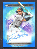 2024 Topps Inception Rookie and Emerging Stars Autographs Blue #BRESJH Jackson Holliday /10