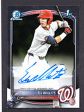 2025 Bowman Chrome Draft Autographs #CPAEW Eli Willits