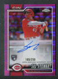 2026 Topps Chrome Pink Autograph #RASTE Sal Stewart /250