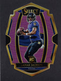 2018 Select Prizm Purple #149 Lamar Jackson Die-Cut (bottom corner damage)