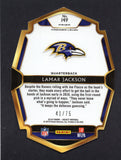 2018 Select Prizm Purple #149 Lamar Jackson Die-Cut (bottom corner damage)