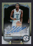 2025-26 Bowman Chrome University Prospect Autographs Refractors #CPACL Caleb Wilson /499