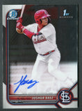 2022 Bowman Chrome 1st Auto #CPAJB Joshua Baez