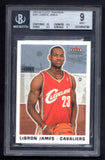 2003-04 Fleer Tradition #261 Lebron James BGS 9
