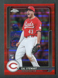 2026 Topps Chrome Flagship Red #72 Sal Stewart /5