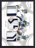 2025 Panini Flawless Triple Patches Silver #7 Dak Prescott/CeeDee Lamb/George Pickens /20
