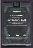 2026 Topps Chrome Black Autographs Gold Refractors #CBASS Sal Stewart /50