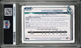 PSA 10/10 2021 Bowman Prospects #BP78 Emerson Hancock Seattle Mariners Autographed POP1