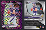 2024 Panini Prizm Prizms Purple Power #400 JJ McCarthy 10/49