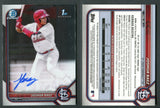 2022 Bowman Chrome 1st Auto #CPAJB Joshua Baez