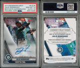 2019 BOWMAN'S BEST BEST OF 2019 AUTOGRAPHS #B19JR JULIO RODRIGUEZ BEST/2019 AUTOGRAPHS PSA 10 Auto 10