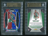 2017-18 Prizm Red White & Blue #16 Jayson Tatum BGS 9.5