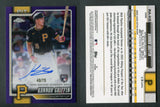 2026 Topps Chrome Logofractor Purple Autograph #RAKG Konnor Griffin /75