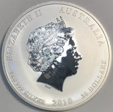 2010-P Australia 30 Dollar 1 Kilo (Kg) .999 Silver - Year of the Tiger =32.15 troy ounces
