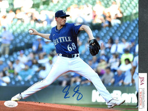 George Kirby Autographed 8x10 Seattle Mariners Photograph A JSA
